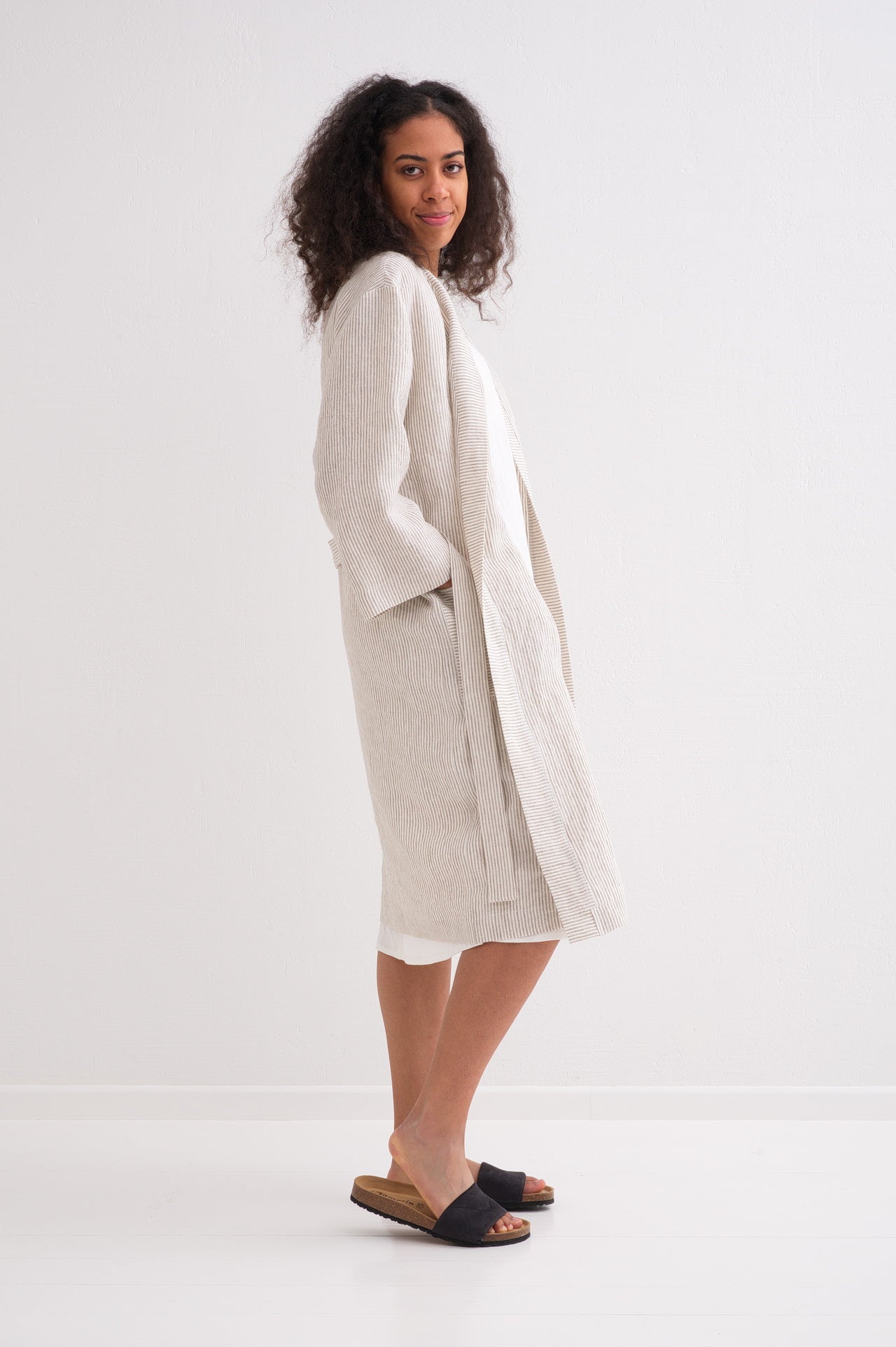 Linen Bath Robe