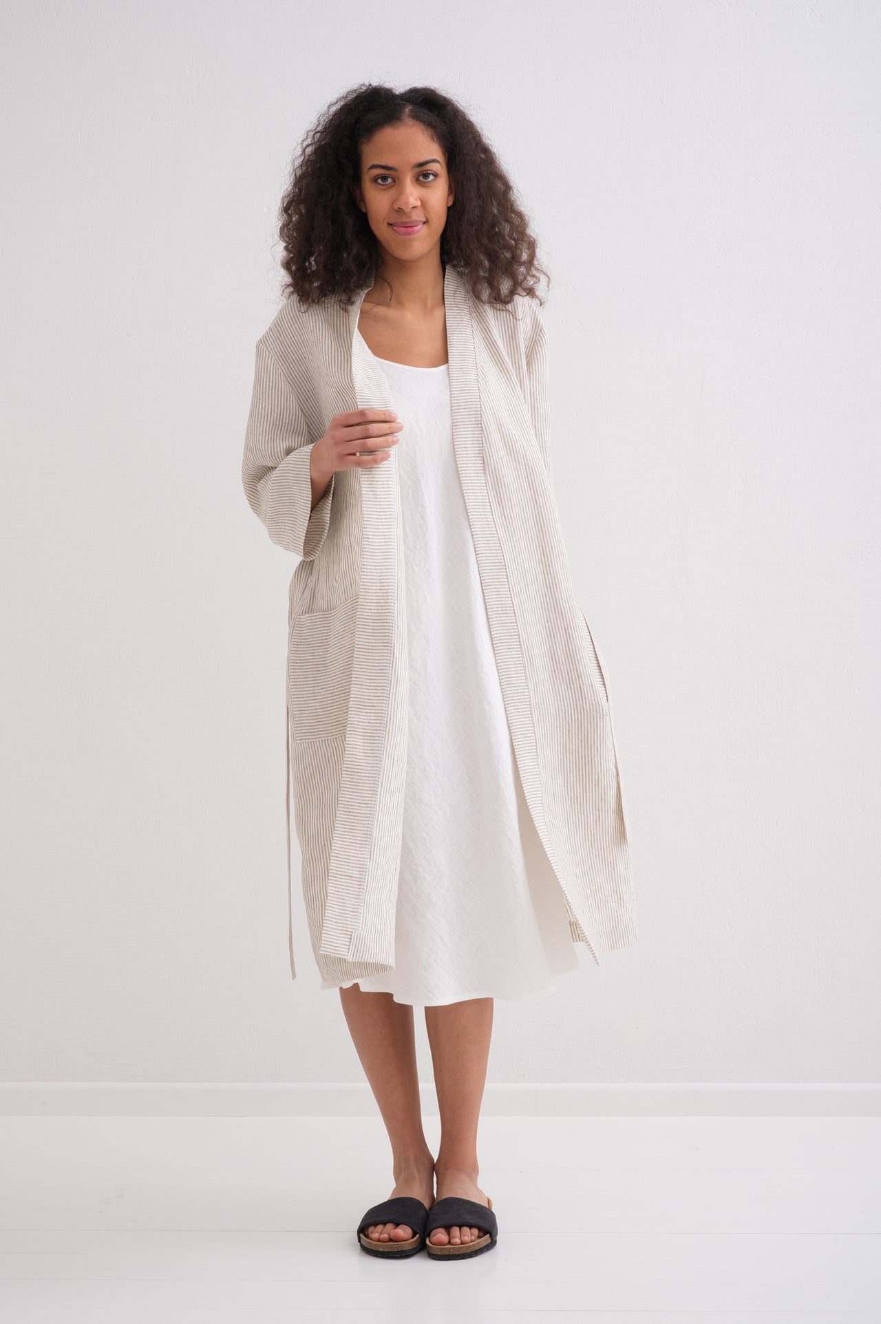 Linen Bath Robe