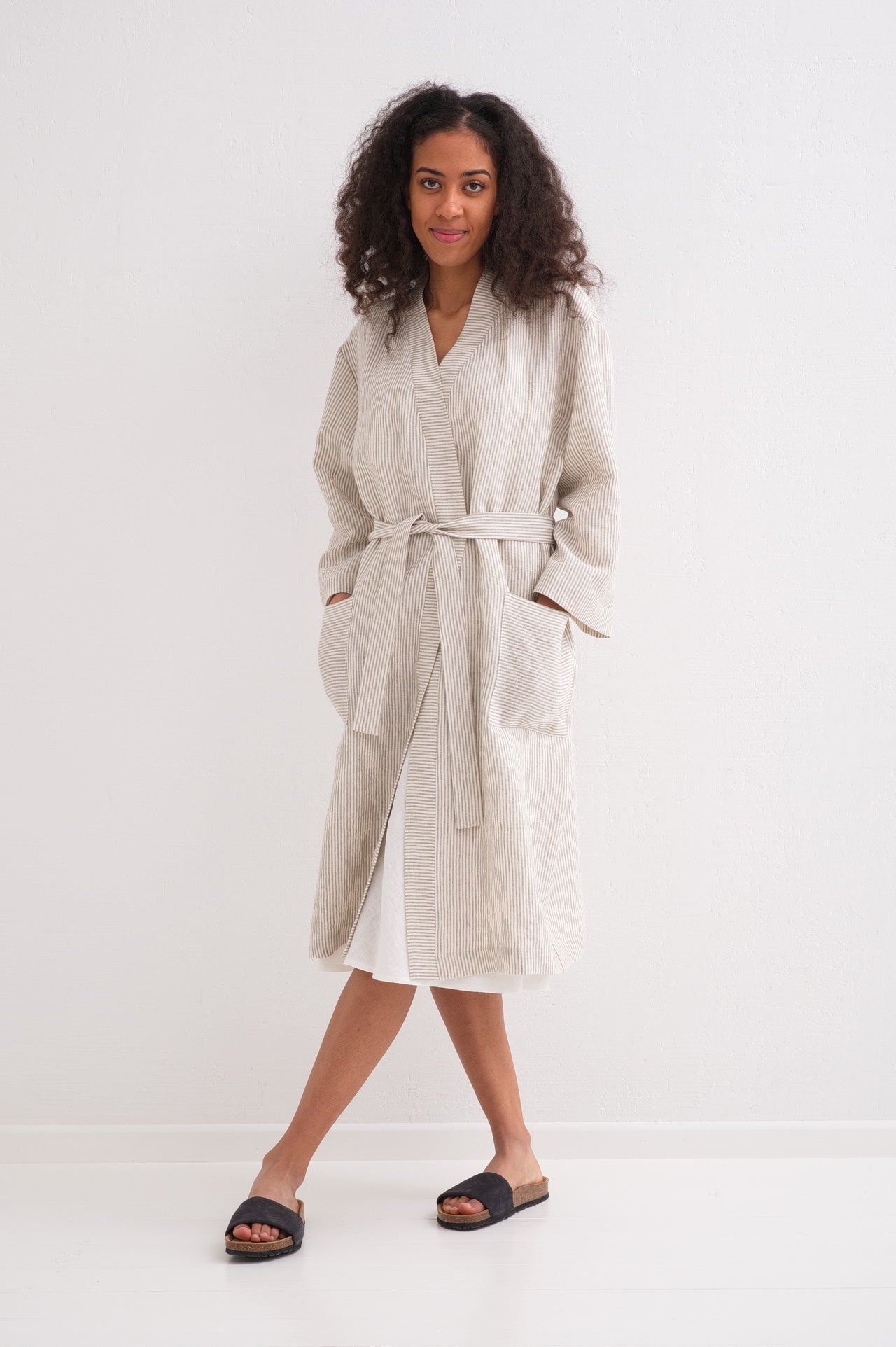 Linen Bath Robe