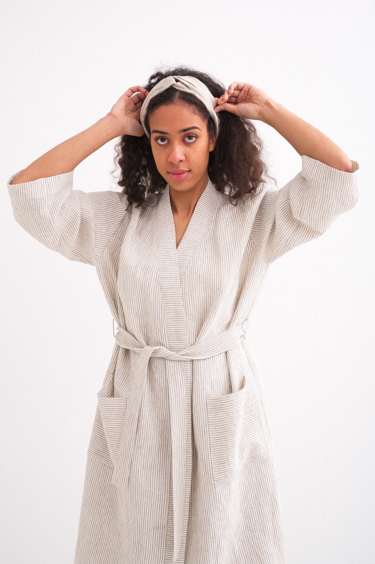 Linen Bath Robe