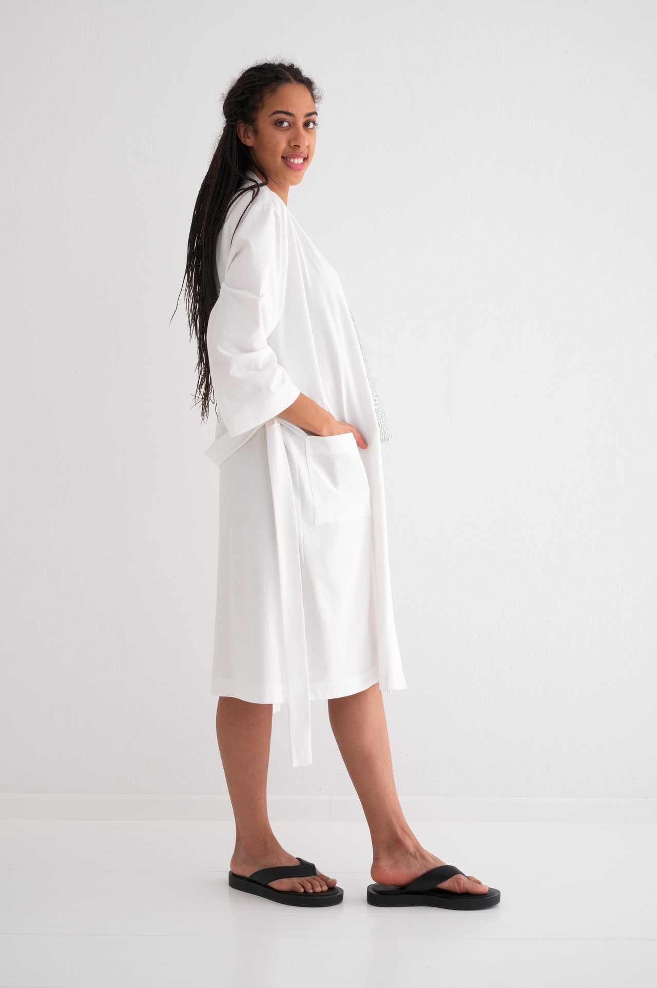 Cotton Jersey Bath Robe