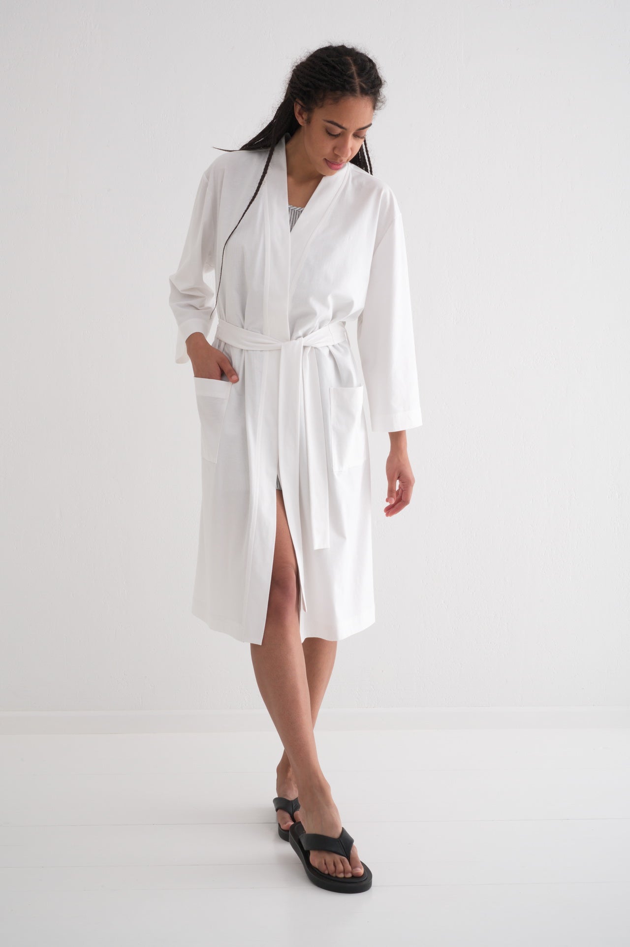 Cotton Jersey Bath Robe