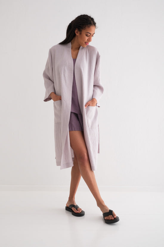 Linen Bath Robe