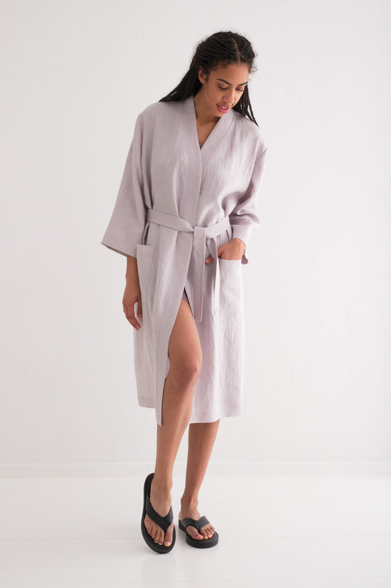 Linen Bath Robe