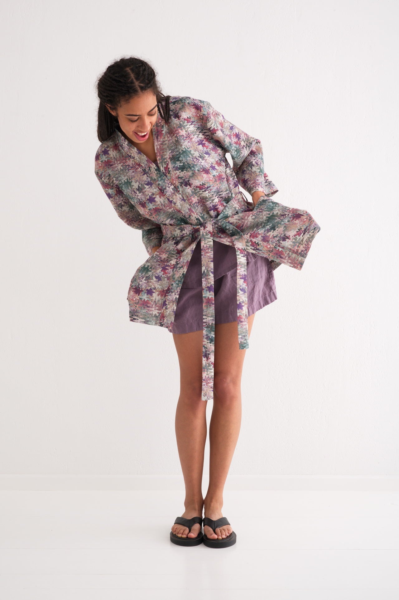 Linen Bath Robe