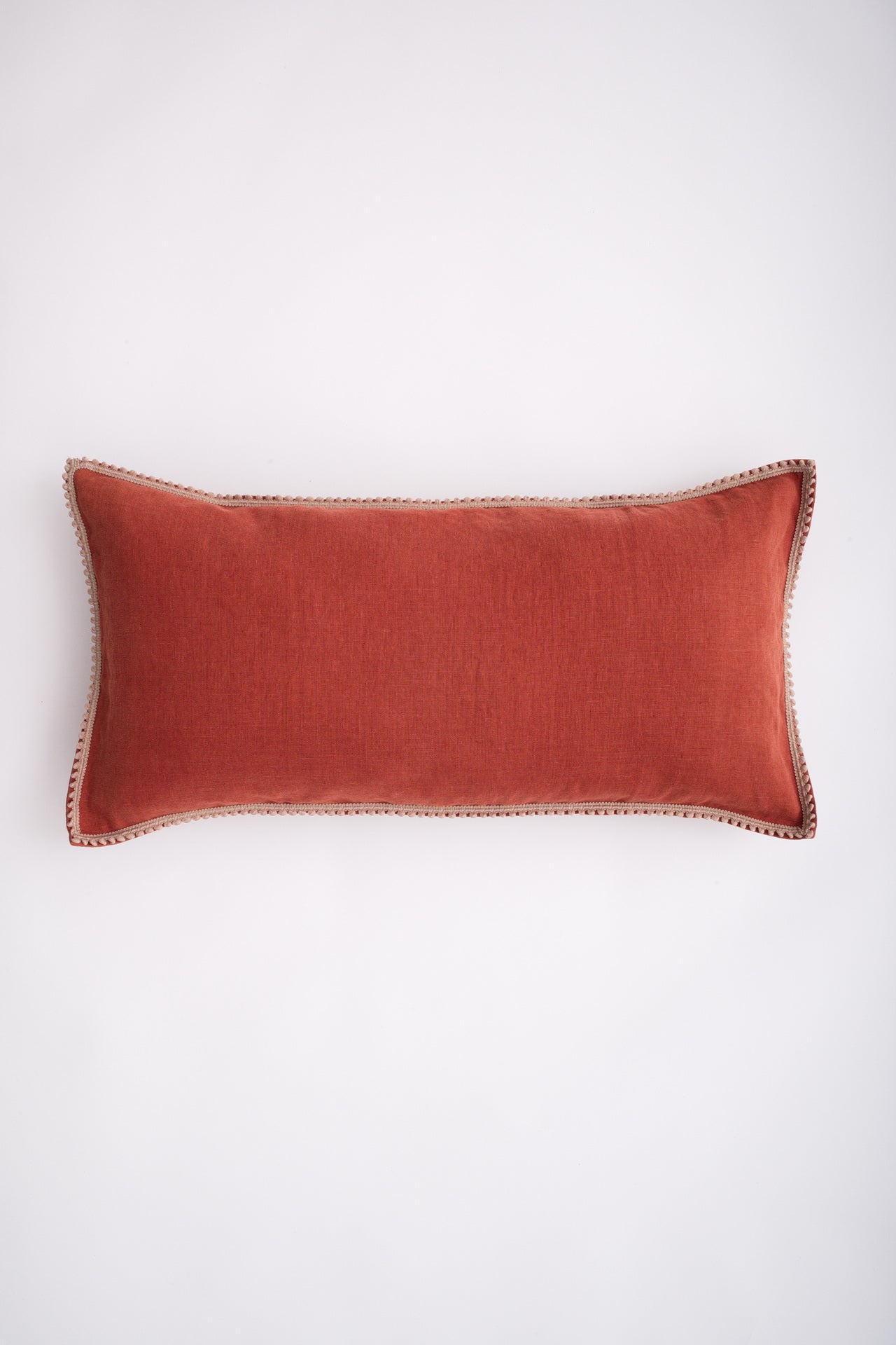 French pom-pom trim pillowcase