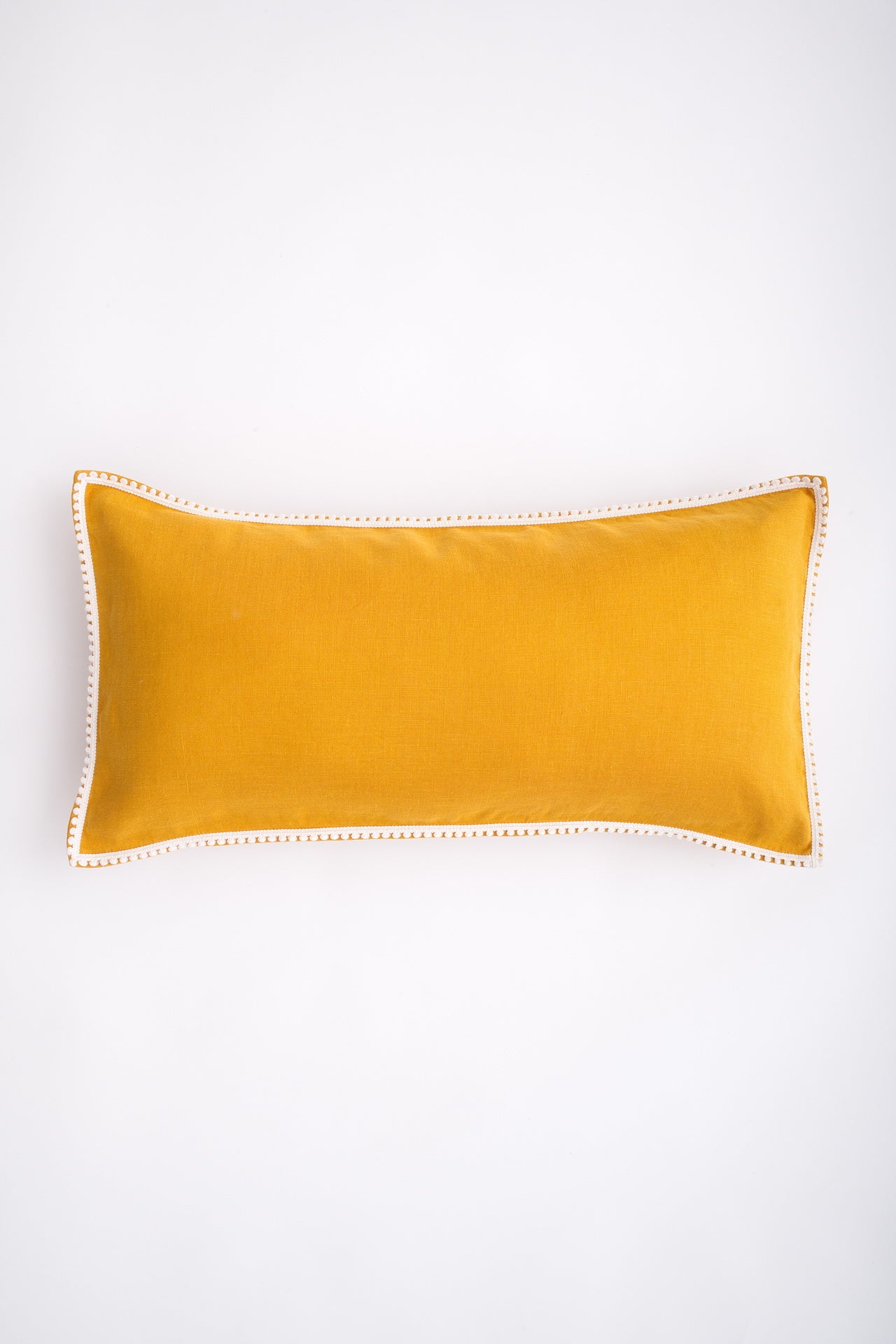 French pom-pom trim pillowcase