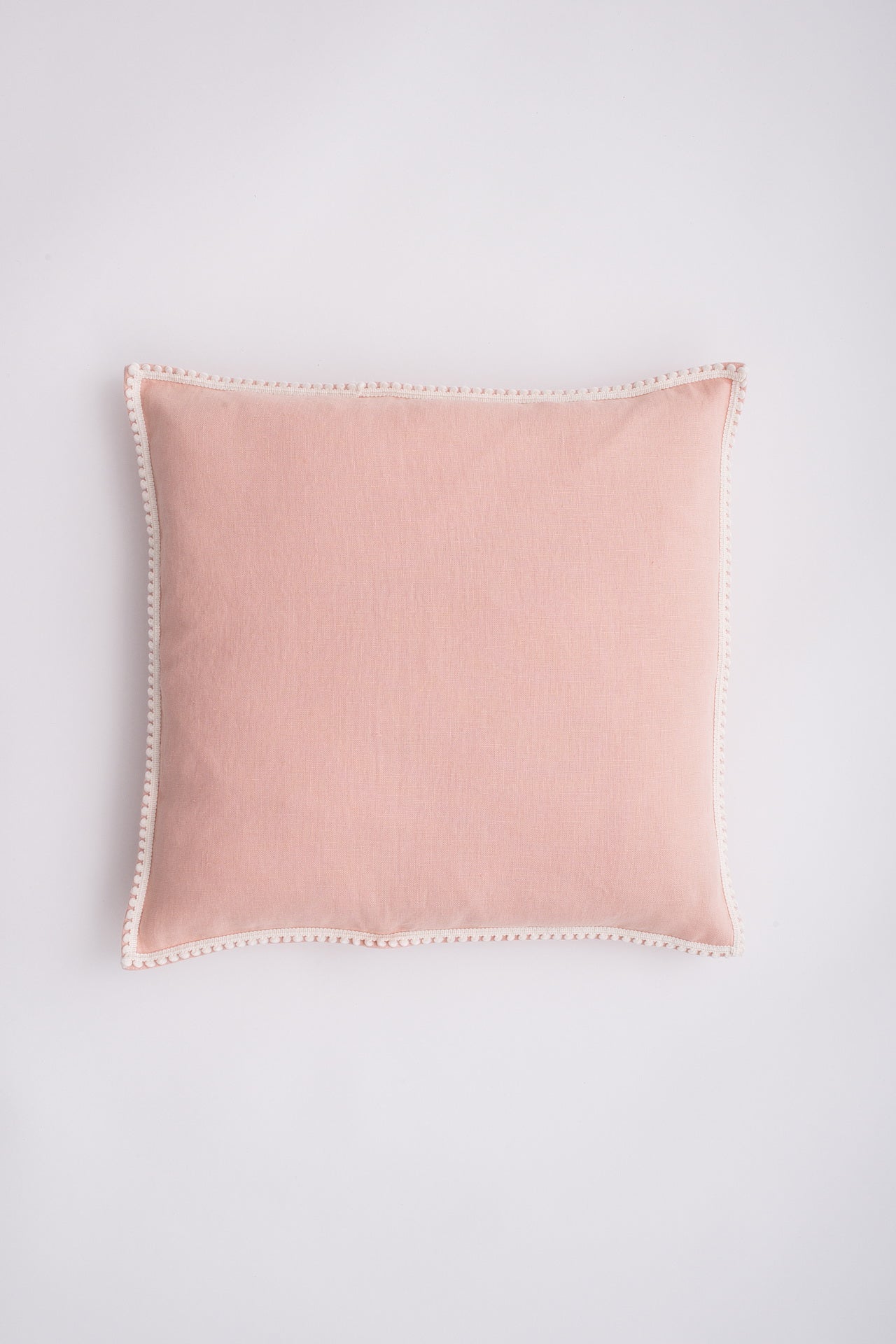 French pom-pom trim pillowcase