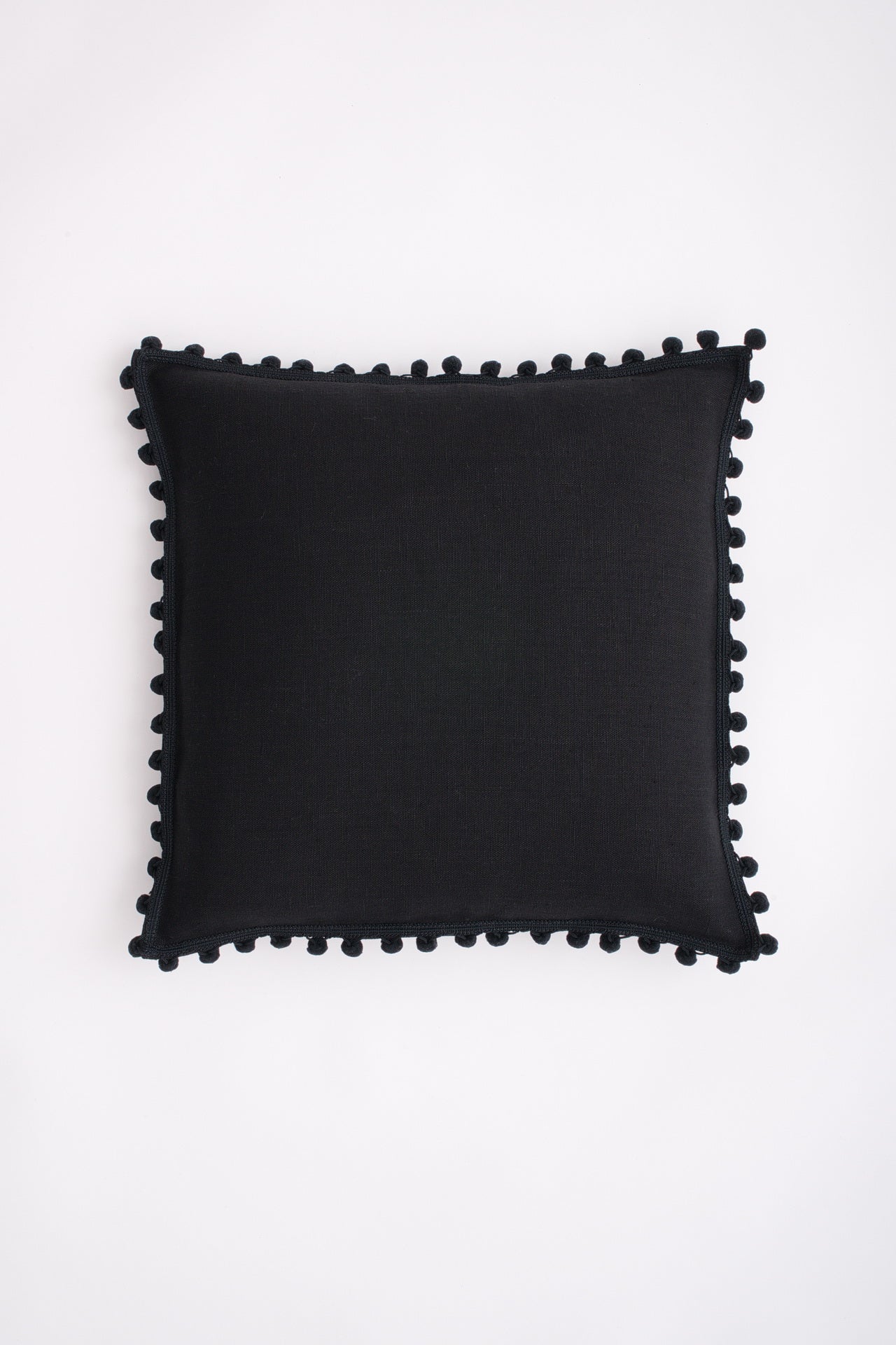 French pom-pom trim pillowcase