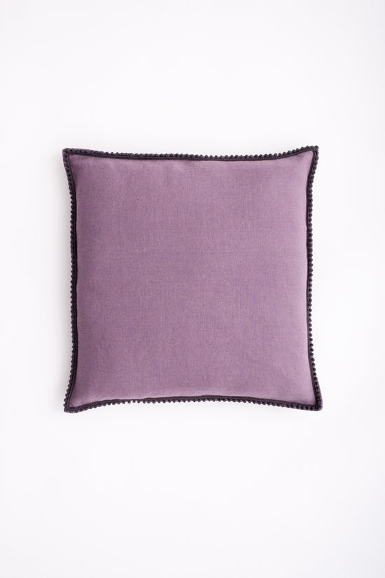 French pom-pom trim pillowcase