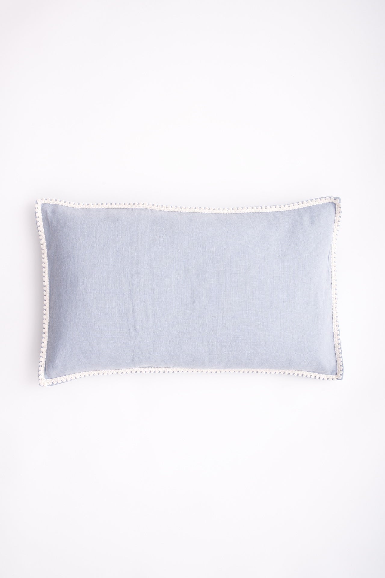 French pom-pom trim pillowcase