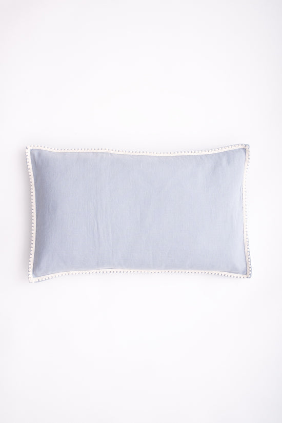 French pom-pom trim pillowcase