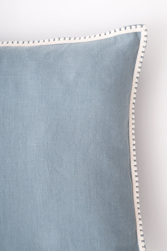 French pom-pom trim pillowcase