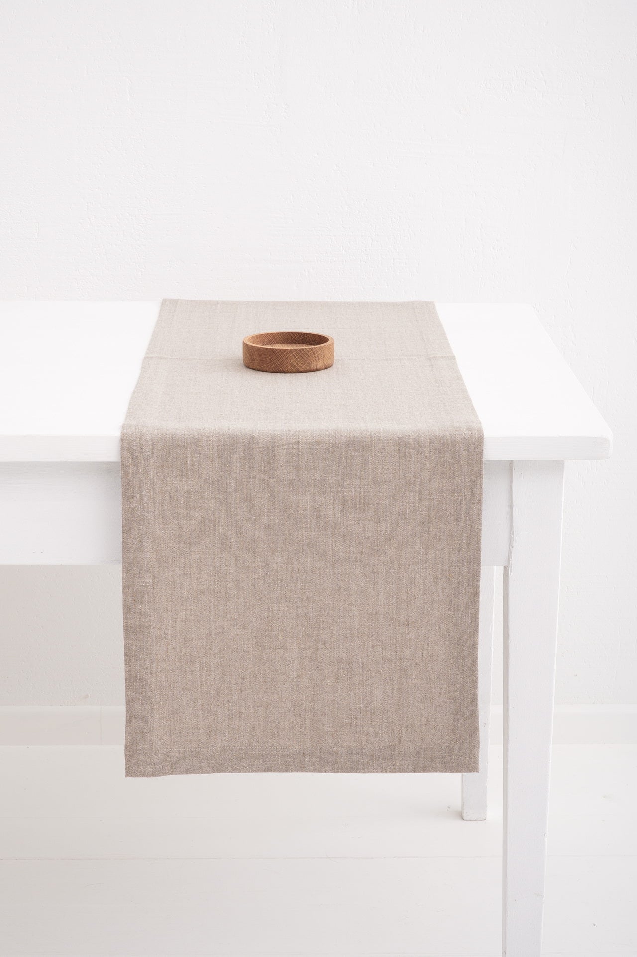 Undyed Linen Table Runner